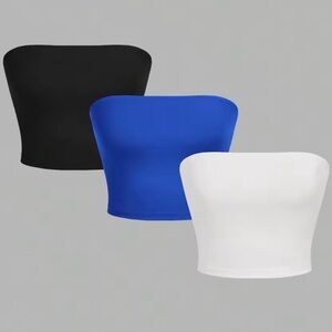 Set of 3 tube tops